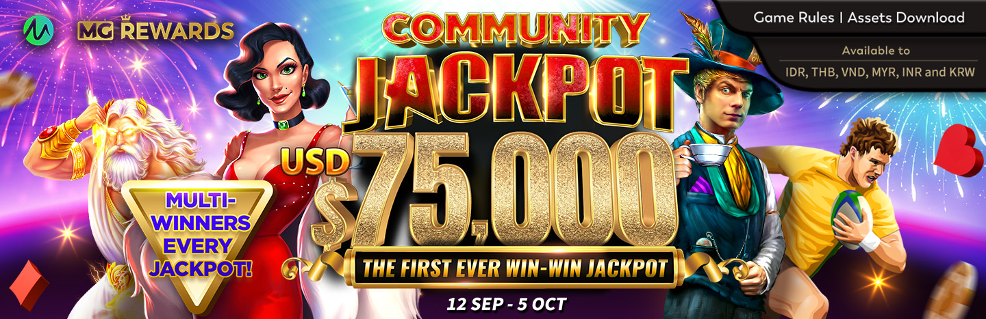 MG Community Jackpot - More Chances to Win Big!